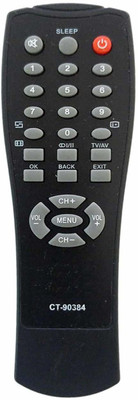 ComC Television Remote Compatible for Toshiba LCD LED TV Remote Control Model No :- CT-90384 (Please Match The Image with Your Old Remote) LG Remote Controller(Black)
