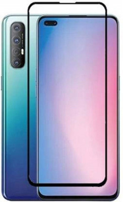 HOBBYTRONICS Edge To Edge Tempered Glass for Oppo Reno 3 Pro(Pack of 1)