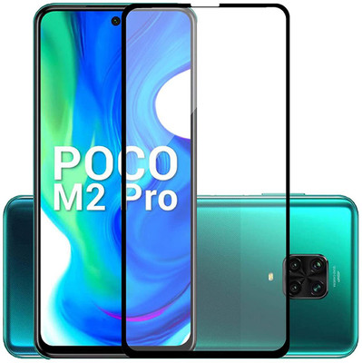 ELEF Front and Back Tempered Glass for Xiaomi Poco X2 Front 11D Black Tempered Glass Back 0.3mm Flexible Trink(Pack of 2)