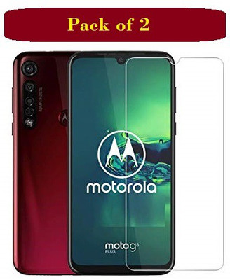 HOBBYTRONICS Tempered Glass Guard for Moto G8 Power Lite(Pack of 2)
