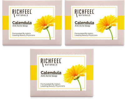 17% OFF on RICHFEEL Anti Acne Soap with Calendula Extracts(3 x 75 g) 17% OFF on RICHFEEL Anti Acne Soap with Calendula Extracts(3 x 75 g)