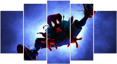 DivineDesigns 61 cm Spiderman Boy Cut Pieces Sticker Self Adhesive Sticker(Pack of 1)