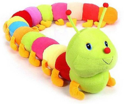 nitu Soft Cute Caterpillar new  - 6 cm(Multicolor)