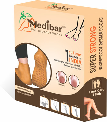 medibar Men & Women Floral Print, Solid Ankle Length(Pack of 3)