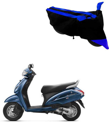 RONISH Waterproof Two Wheeler Cover for Honda(Activa 3G, Black, Blue)