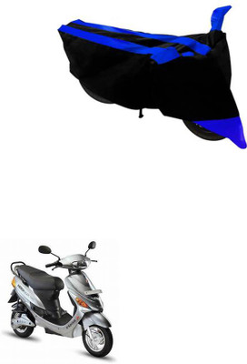 RONISH Two Wheeler Cover for Hero(E Sprint, Black, Blue)