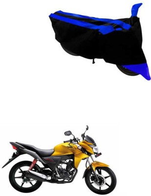 RONISH Waterproof Two Wheeler Cover for Honda(CB Twister, Black, Blue)