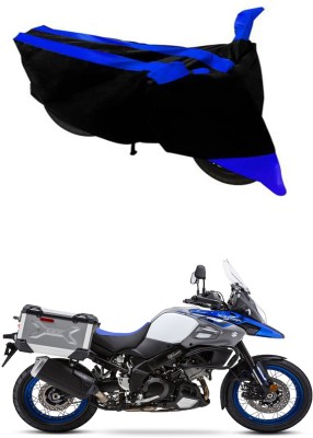 RONISH Two Wheeler Cover for Suzuki(V Strom 1000, Black, Blue)