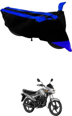 RONISH Waterproof Two Wheeler Cover for Suzuki(Hayate EP, Black, Blue)