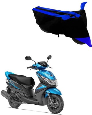 RONISH Waterproof Two Wheeler Cover for Yamaha(Ray Z, Black, Blue)