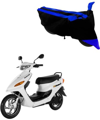 RONISH Waterproof Two Wheeler Cover for Universal For Bike(Yo Electron, Black, Blue)