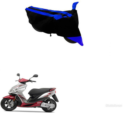 RONISH Two Wheeler Cover for Yamaha(Jog R, Black, Blue)