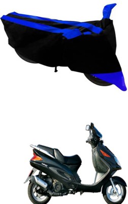 RONISH Two Wheeler Cover for Kinetic(Blaze, Black, Blue)