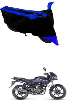 RONISH Two Wheeler Cover for Bajaj(Pulsar 150, Black, Blue)