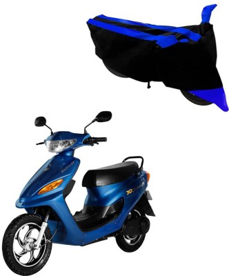 RONISH Two Wheeler Cover for Universal For Bike(Yo EXL, Black, Blue)