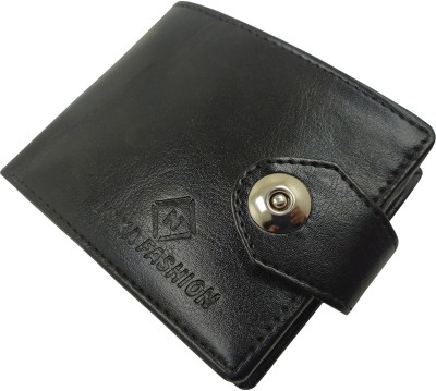 NEXA FASHION Men Casual Black Artificial Leather Wallet(5 Card Slots)