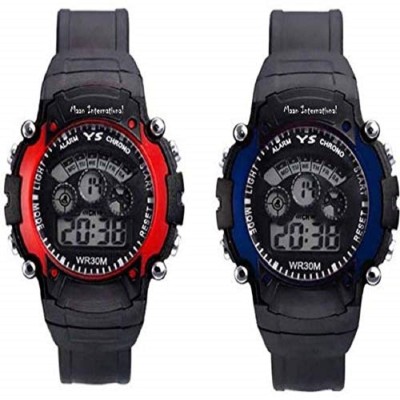 MRK MRK-1994195 - 7 Light Digital Display Multicolor Dial 2 of Combo Digital Watch  - For Boys