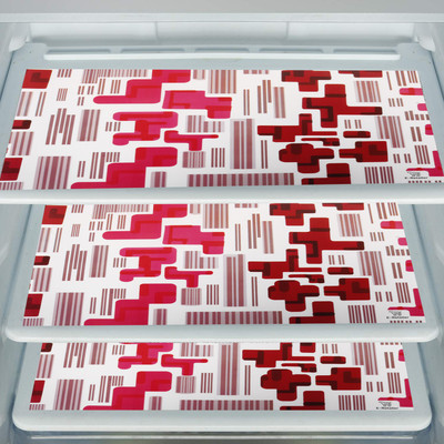 E-Retailer Fridge Mat(Width: 44 cm, Red)