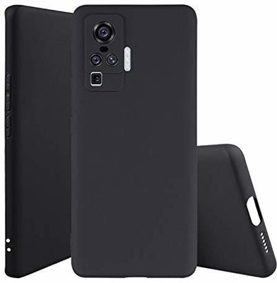 Bodoma Back Cover for Vivo X50 pro(Black, Grip Case, Silicon, Pack of: 1)