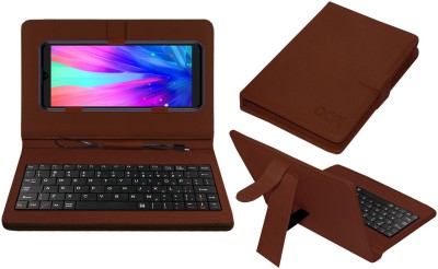 ACM Keyboard Case for I Kall K10(Brown, Cases with Holder, Pack of: 1)