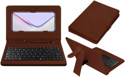 ACM Keyboard Case for Redmi K30 Pro Zoom(Brown, Cases with Holder, Pack of: 1)