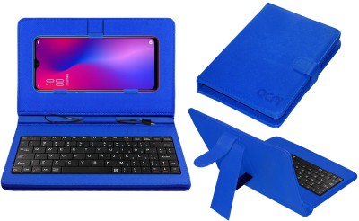 ACM Keyboard Case for Oppo R17 Neo(Blue, Cases with Holder, Pack of: 1)