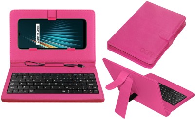 ACM Keyboard Case for Realme 5I(Pink, Cases with Holder, Pack of: 1)