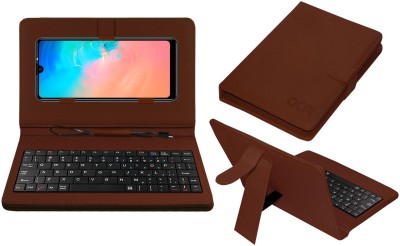 ACM Keyboard Case for I Kall K 500(Brown, Cases with Holder, Pack of: 1)