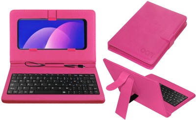 ACM Keyboard Case for Oppo F11 Pro(Pink, Cases with Holder, Pack of: 1)