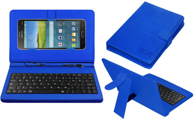 ACM Keyboard Case for Samsung Galaxy Mega 2(Blue, Cases with Holder, Pack of: 1)