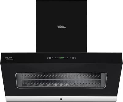 Hindware Octavia 75 Auto Clean Wall Mounted Chimney  (Black 1350 CMH)