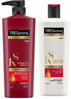 TRESemme Keratin Smooth Shampoo With Keratin Smooth Conditioner(2 Items in the set)