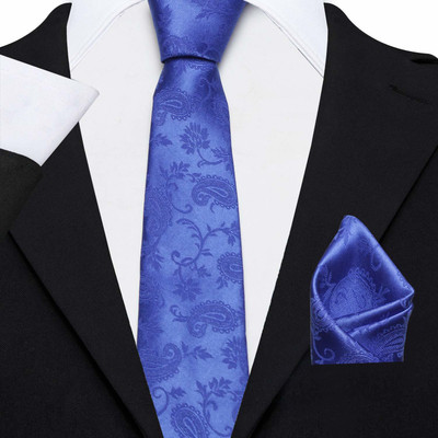 AXLON Satin Tie Pin Set(Blue)