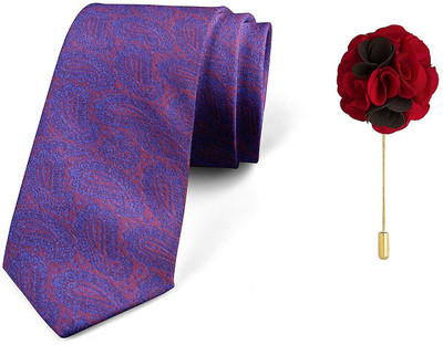AXLON Satin Tie Pin Set(Purple)