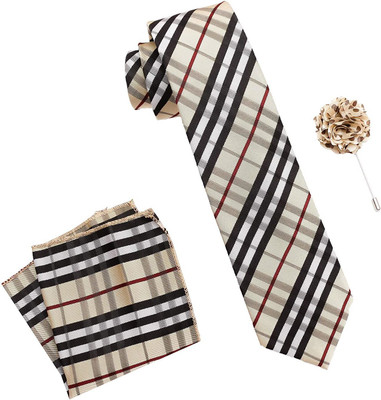 AXLON Satin Tie Pin Set(Beige)