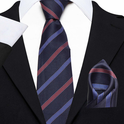 AXLON Satin Tie Pin Set(Blue)