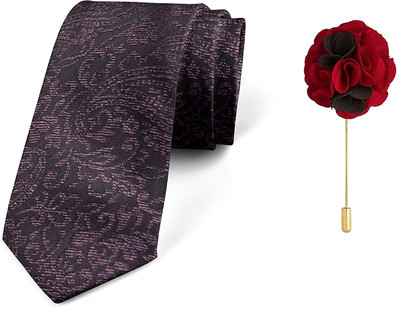 AXLON Satin Tie Pin Set(Purple)