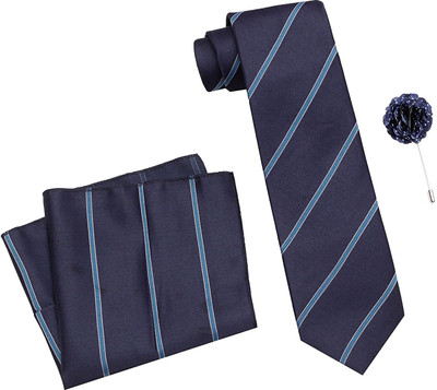 AXLON Satin Tie Pin Set(Blue)
