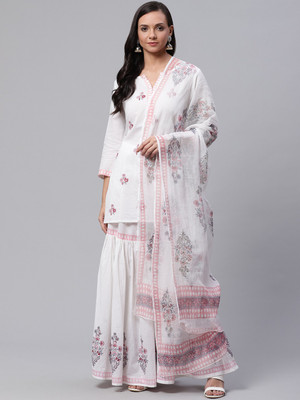 DIVENA Women Kurta Sharara Set