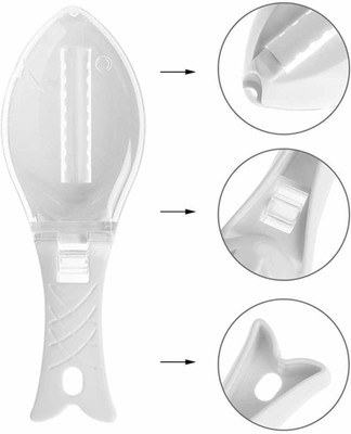 PRL TRADERS Fish Scale Remover Scrapper Scaler Cutter Cleaning Tools for Kitchen Home and Accessories Gadgets Items Fish Scaler Fish Scaler(Pack of 1)