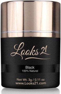 Looks21 Hair Building Fiber - Black (03 GM)(3 g)