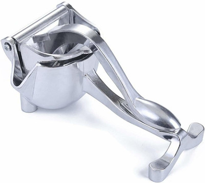 VibeX Steel Press Fruit Manual Juicer Hand Juicer(Silver)