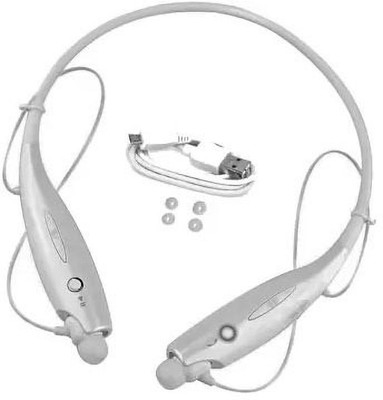 SULFUR Wonderful BASS Neackband for RE_DM_I/Op-po/ VI-VO all moblie Bluetooth Headset(White, In the Ear)