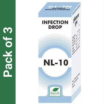 New Life Laboratories NL-10-Infection Drops(3 x 30)