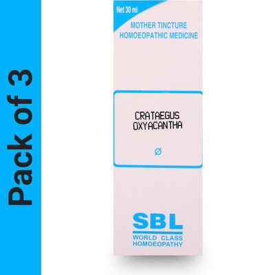 SBL Crataegus Oxyacantha Mother Tincture Liquid(3 x 30)