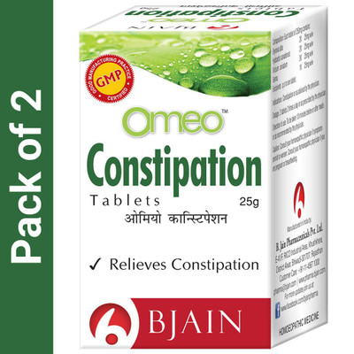 Bjain Omeo Constipation Tablets(2 x 25)