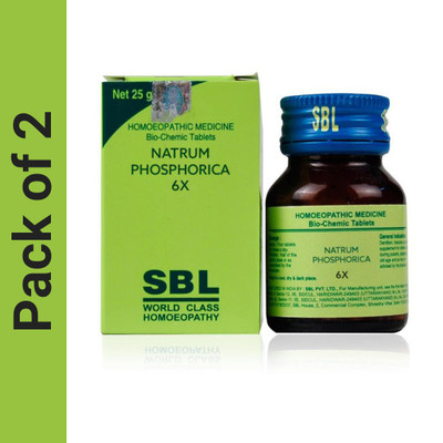 SBL Natrum Phosphoricum 6X Tablets(2 x 25)