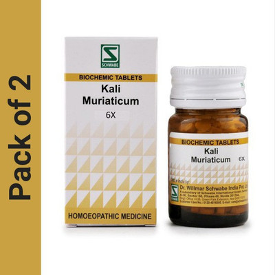 Dr.Willmar Schwabe India Kali Muriaticum 6X Tablets(2 x 20)