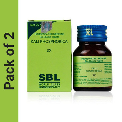 SBL Kali Phosphoricum 3X Tablets(2 x 25)