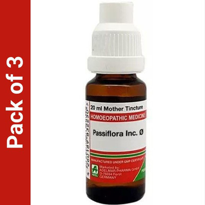 ADEL Passiflora Incarnata Q Mother Tincture(3 x 20)
